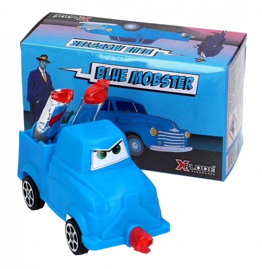 Blue Mobster Kunststoffauto