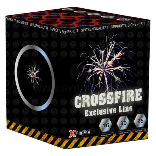 Crossfire Crossette, 16 Schuss Batterie