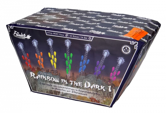 Funke Rainbow in the dark 1, 42-Schuss-Fächerbatterie