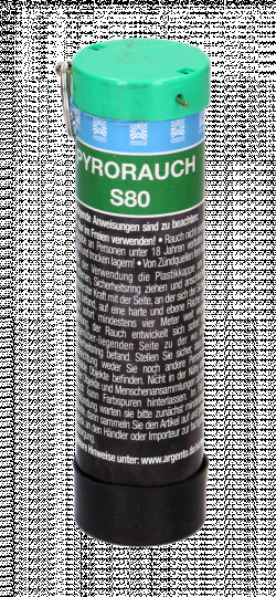Pyrorauch S80 mit Schlagzündung - grün