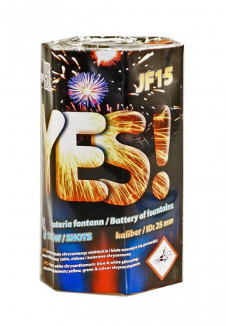 Yes, 5 Schuss Fontänen-Batterie