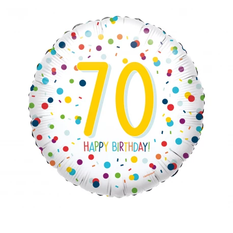 Ballon Folie 70 Happy Birthday