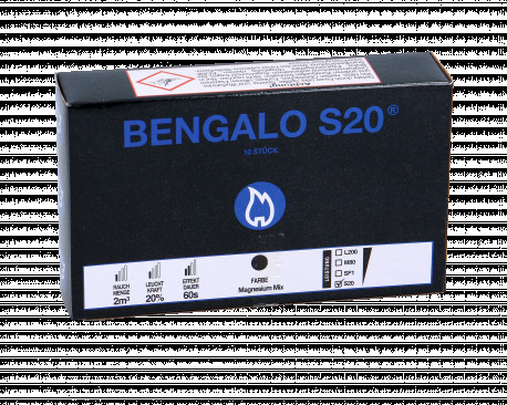 Bengalo S20 Magnesium MIX 10er Schachtel