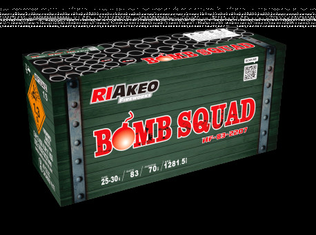 Bomb Squad, 83-Schuss-Verbundfeuerwerk - (1.3G)