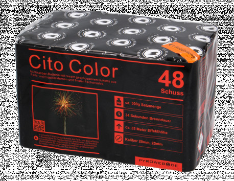 Cito Color, 48 Schuss Batterie