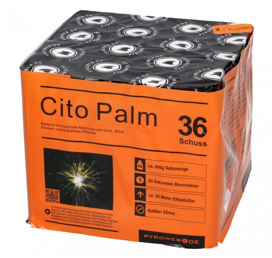 Cito Palm, 36 Schuss Batterie
