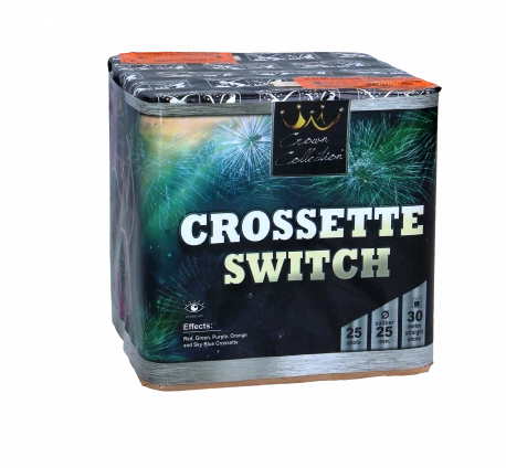 Color Crossette / Crossette Switch, 25 Schuss Batterie