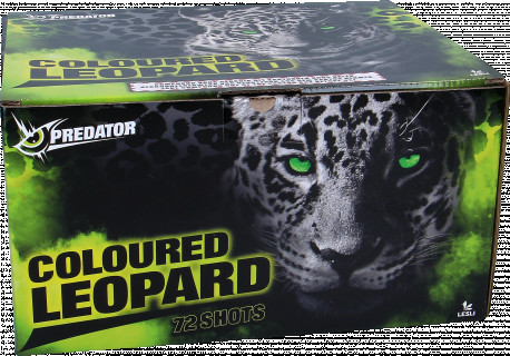 Coloured Leopard, 72-Schuss-Verbundfeuerwerk