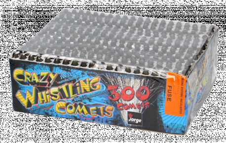 CRAZY WHISTLING COMETS, 300-Schuss-Heuler-Batterie
