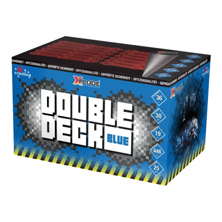 Double Deck Blue, 36-Schuss-Fächerbatterie