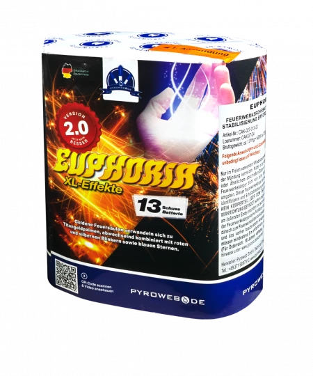 Euphoria V2.0 - 13 Schuss Premium-Batterie