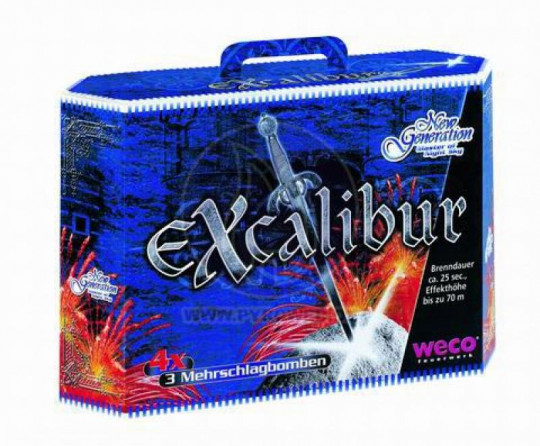 Excalibur Bombenbatterie 4x3 Buketts