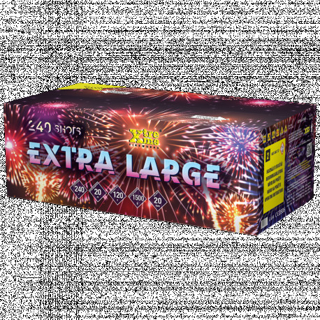 Extra Large, 240-Schuss-Verbundfeuerwerk