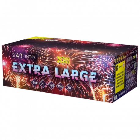 Extra Large, 240-Schuss-Verbundfeuerwerk