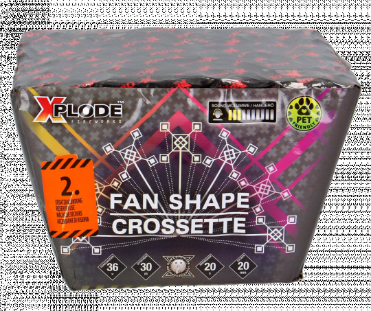 Fanshape Crossette, 36-Schuss-Batterie