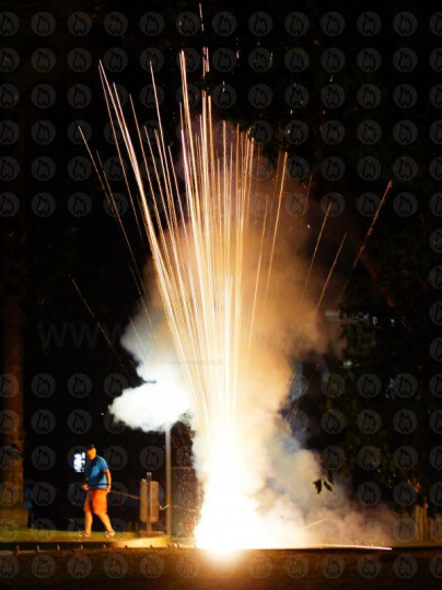 Feuerwerk Poster - Rapallo