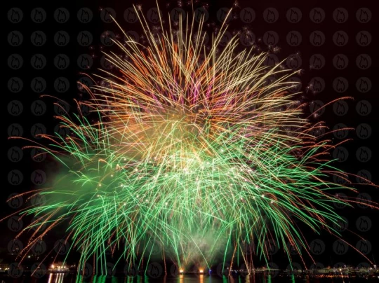 Feuerwerk Poster - Rapallo