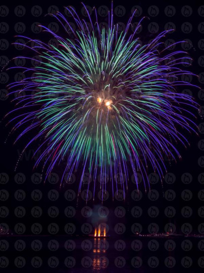 Feuerwerk Poster - Rapallo