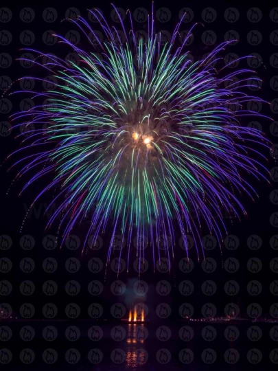 Feuerwerk Poster - Rapallo