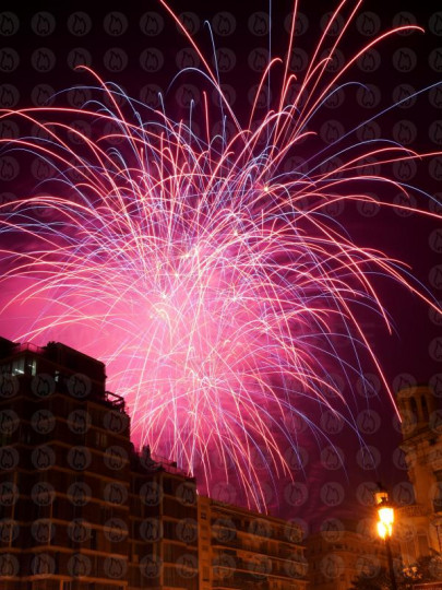 Feuerwerk Poster - Valencia