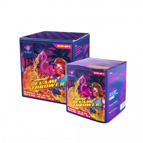 Flamingo Flamethrower, 25-Schuss-Batterie