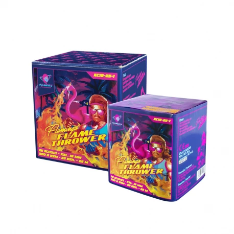 Flamingo Flamethrower, 25-Schuss-Batterie