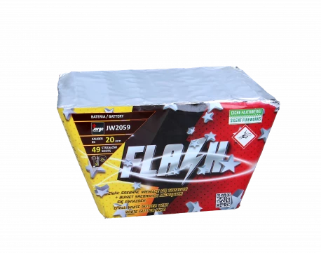 Flash, 49-Schuss-Fächerbatterie