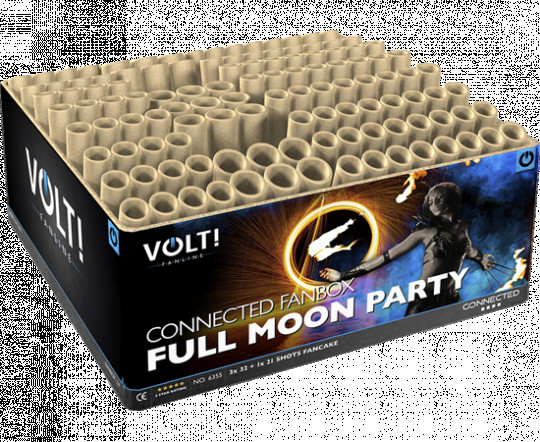 Full Moon Party, 117-Schuss-Verbundfeuerwerk im Käfig