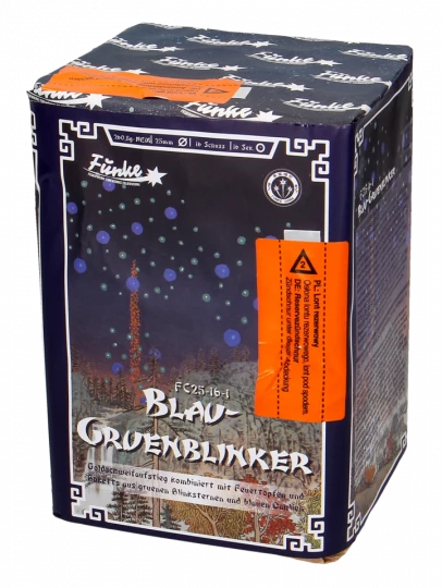 Funke Blau-Grünblinker, 16-Schuss-Batterie