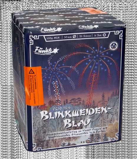 Funke Blinkweiden-Blau 25 Schuss Batterie