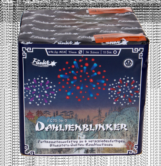 Funke Dahlienblinker, 36 Schuss Batterie