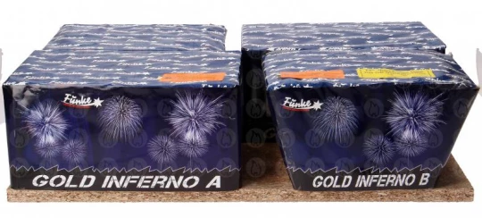 Funke Gold Inferno - 224 Schuss Komplettfeuerwerk