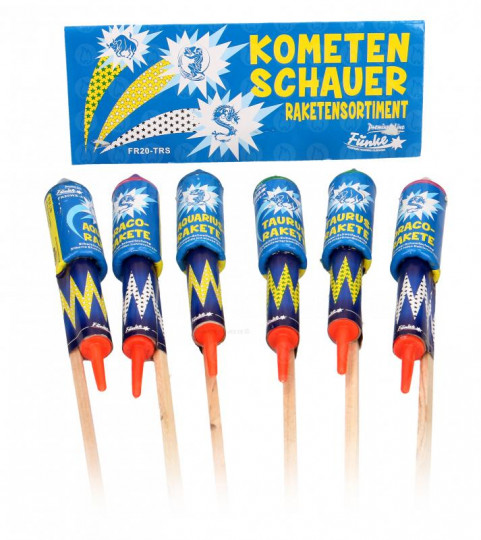 Funke Kometenschauer - 6er Raketensortiment