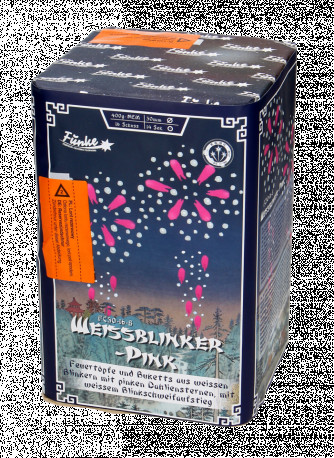 Funke Weissblinker Pink, 16 Schuss Batterie