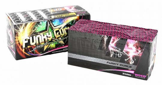 Funky Curls, 35 Schuss Batterie