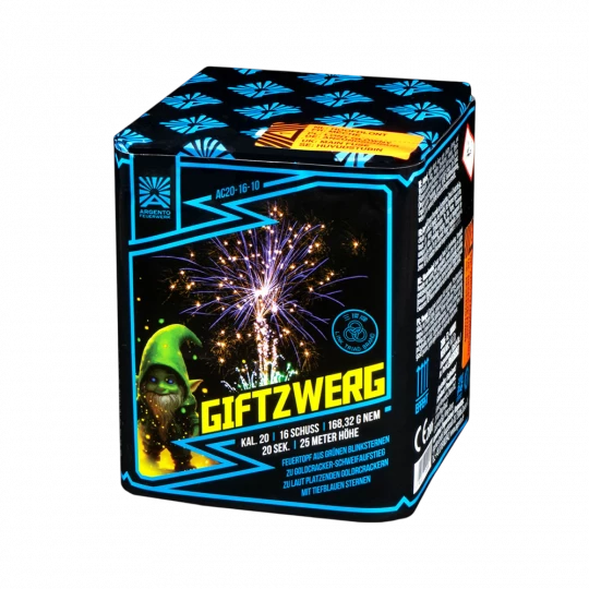 Giftzwerg, 16-Schuss-Batterie