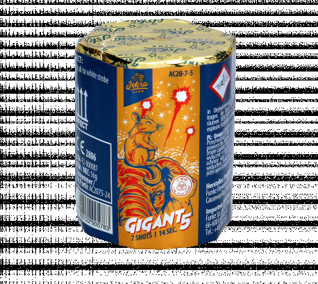 Gigant 5 , 7-Schuss-Batterie