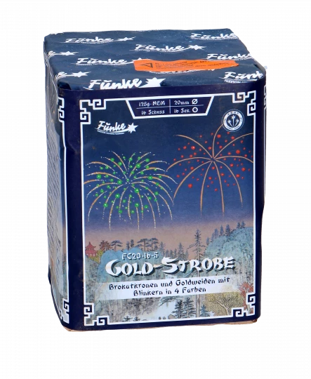 Gold-Strobe, 16-Schuss-Batterie