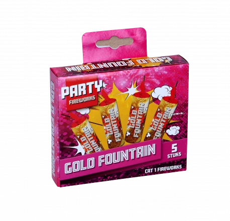 Golden Fountain, 5er Pack