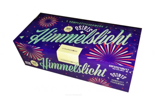 Himmelslicht Osiris - 190 Schuss Premium-Pyro-Show