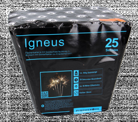 Igneus, 25-Schuss-Fächerbatterie