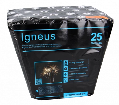 Igneus, 25-Schuss-Fächerbatterie