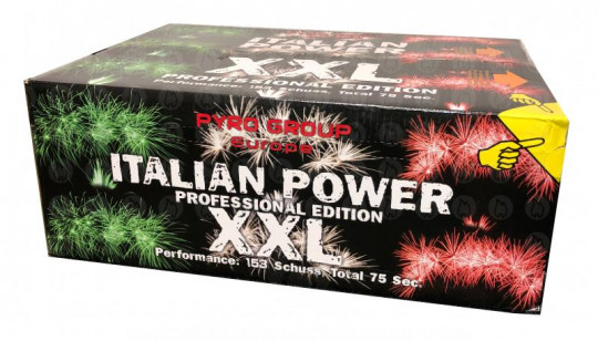 Italian Power XXL, 153-Schuss-Verbundfeuerwerk