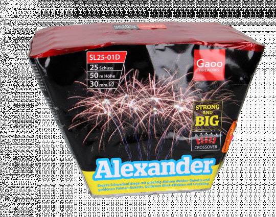 Alexander, 25-Schuss-Batterie