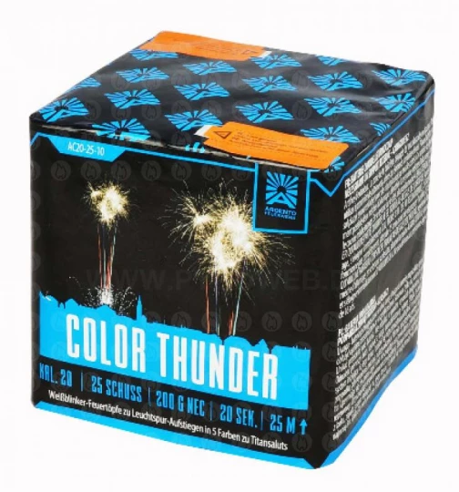 Argento Color Thunder - 25 Schuss Salutbatterie