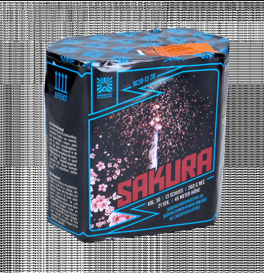 Argento Sakura - 13 Schuss Batterie