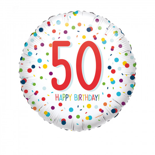 Ballon Folie 50 Happy Birthday