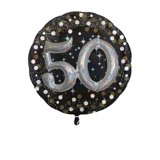 Ballon Folie Multi Sparkling 50