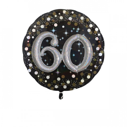 Ballon Folie Multi Sparkling 60