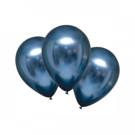 Ballon Satin Luxe Azur, 6er